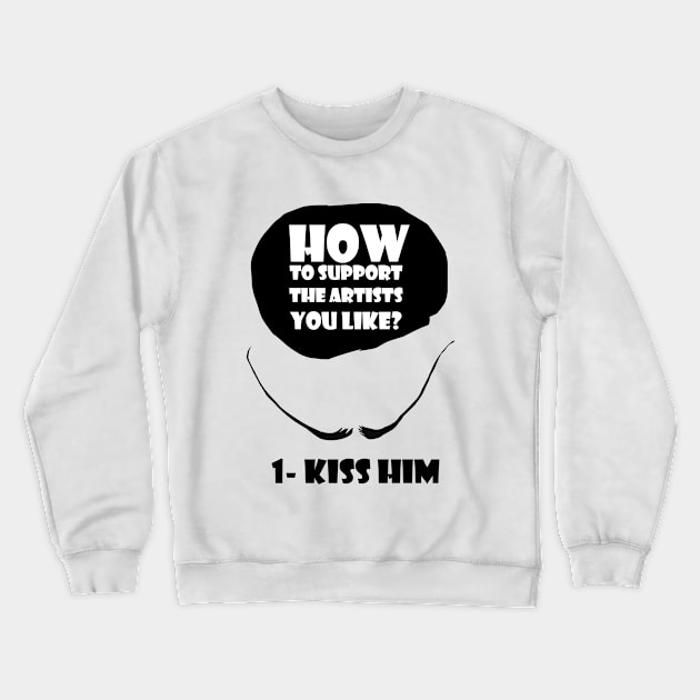 Kiss Him Crewneck Sweatshirt by strepho